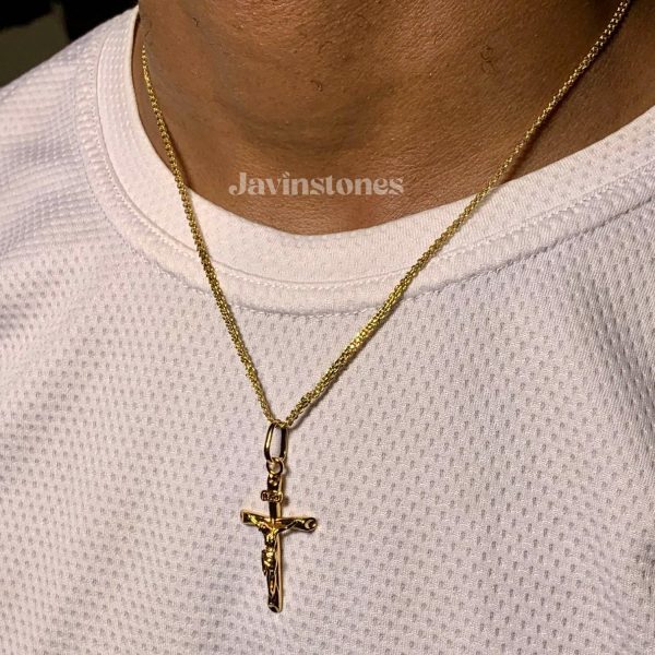 Italian Steel Cross Necklace