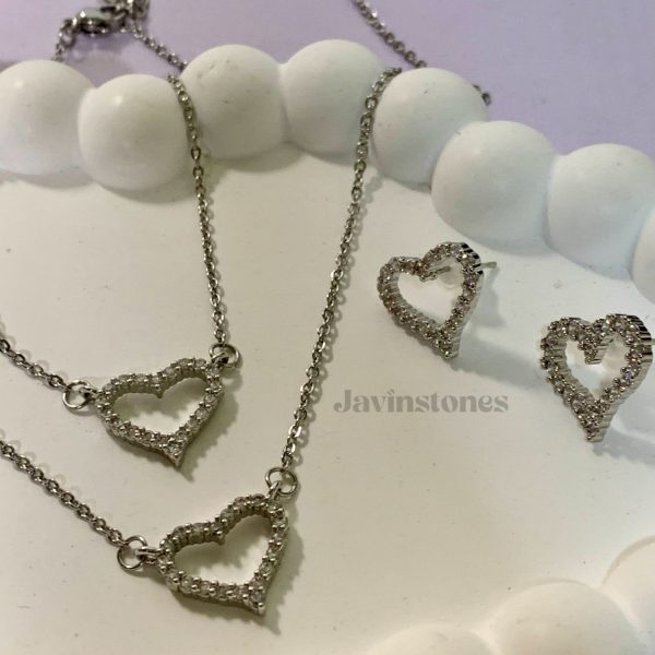 Silver Heart Set