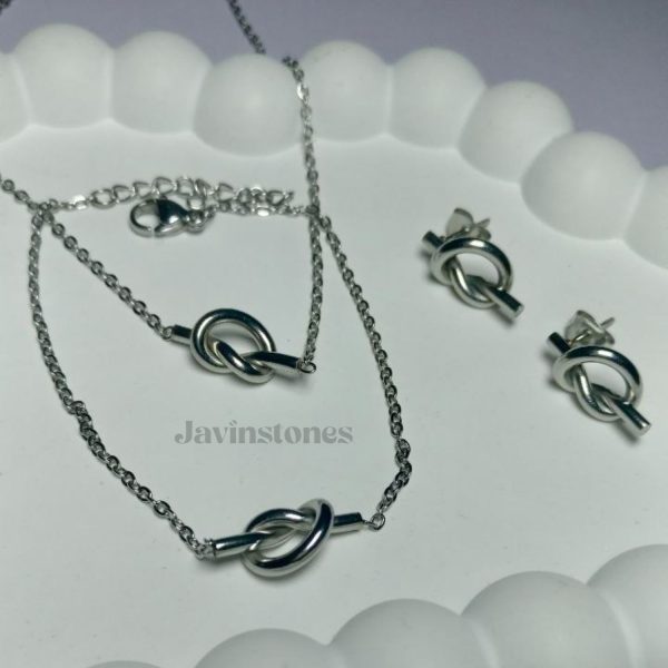 Silver Knot Set
