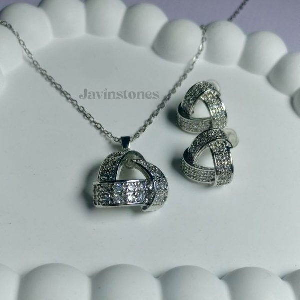 Silver Wing Knot Set