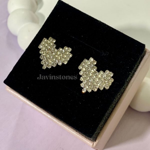 Stoned Heart Studs