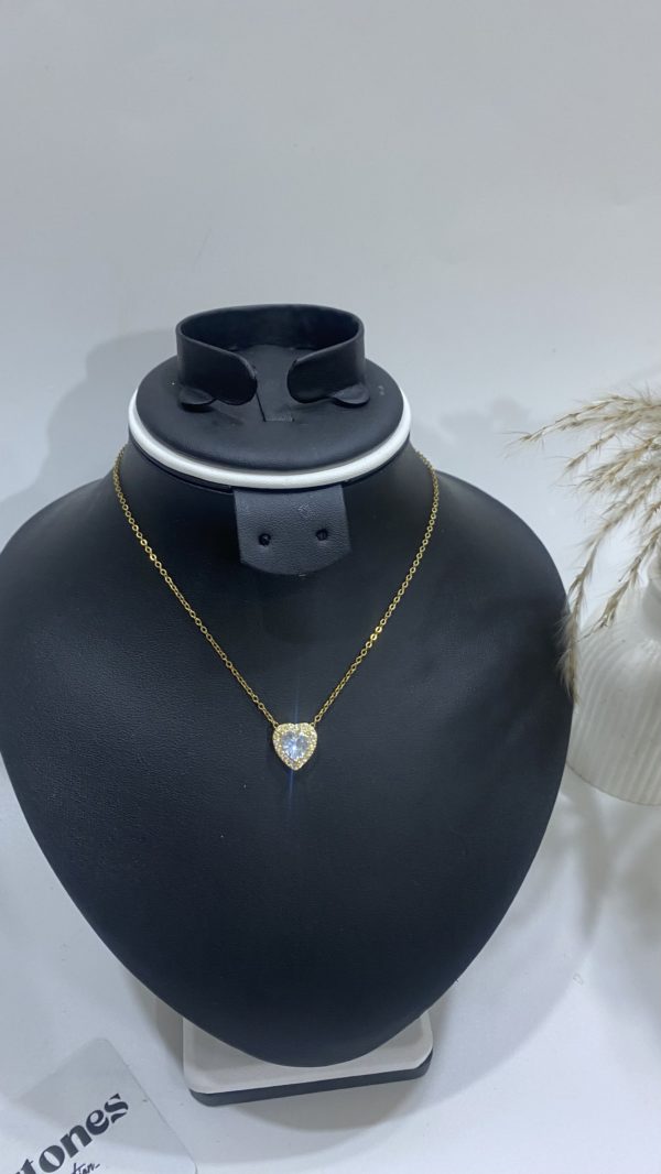 Crystal-stoned necklace