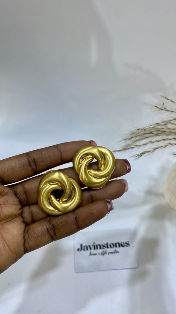 Twist 18kt replica earrings