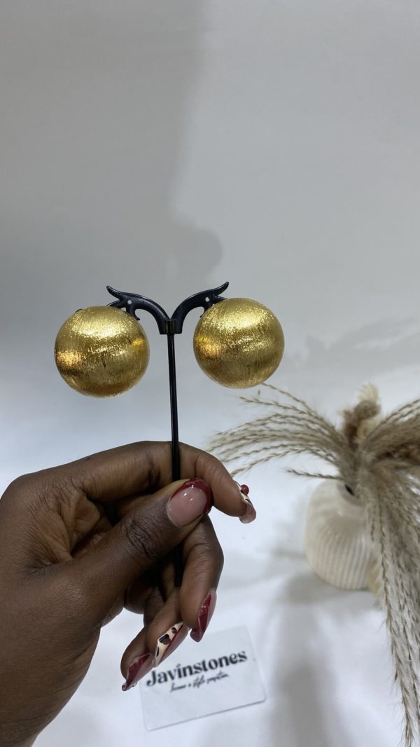 18kt Ball earrings